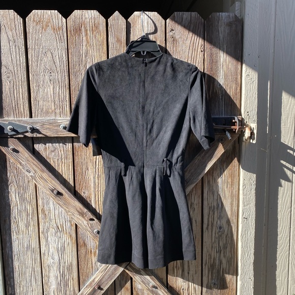 Zara Trafaluc Black Suede Romper - Picture 10 of 12